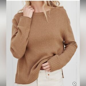 JENNI KAYNE Everyday Sweater - Dark Carmel